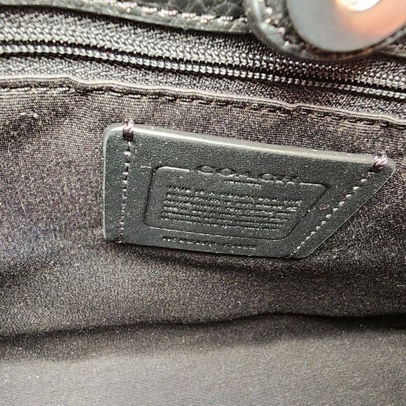 NWT Coach CJ622 Dempsey Carryall With Houndstooth Print And Patch Cream/Black - Picture 6 of 7